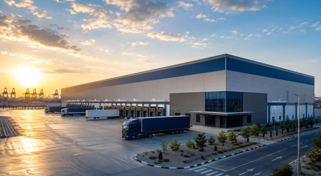 DSV logistics warehouse in Jebel Ali Free Zone