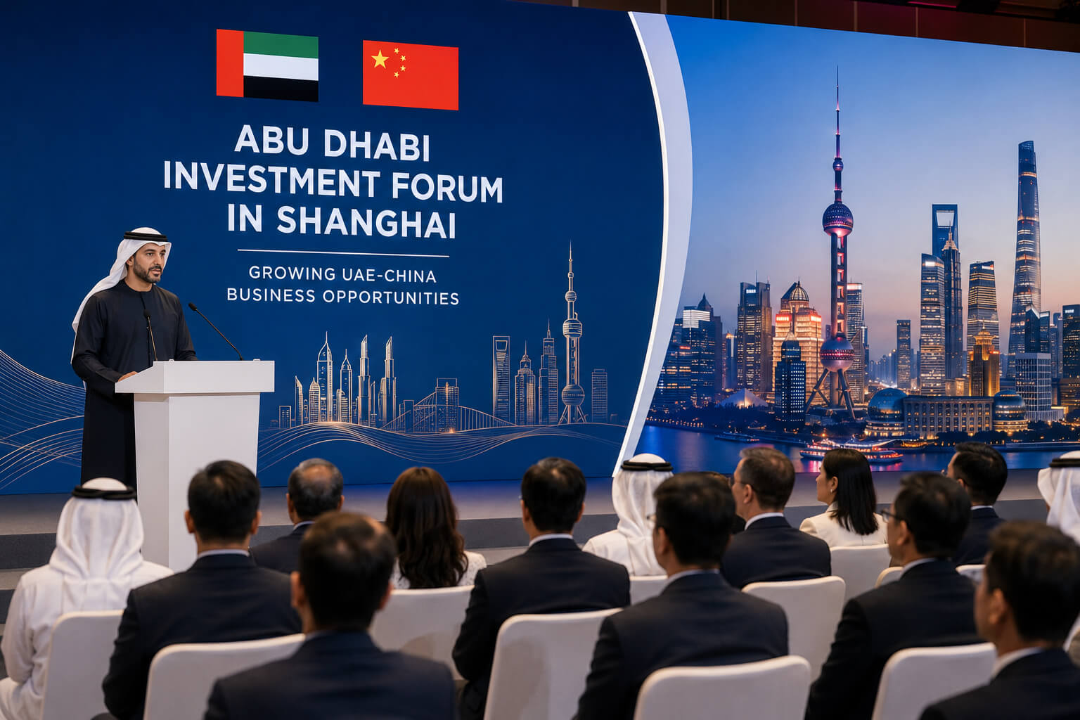 Abu Dhabi Investment Forum in Shanghai