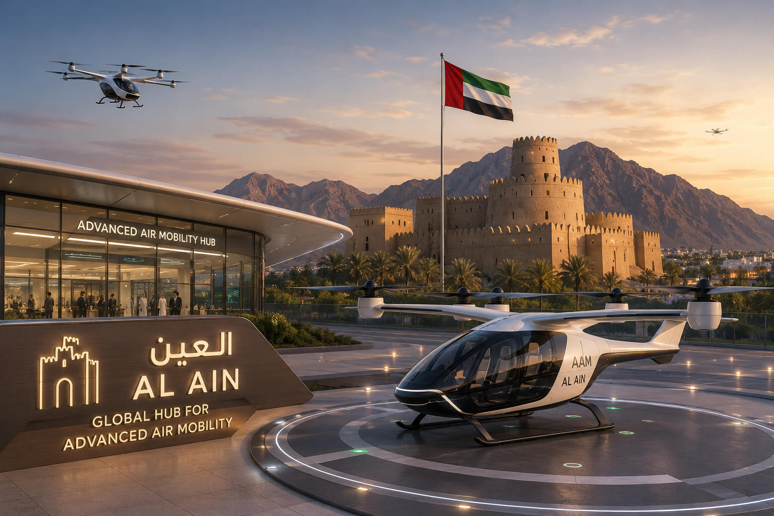 Al Ain advanced air mobility hub