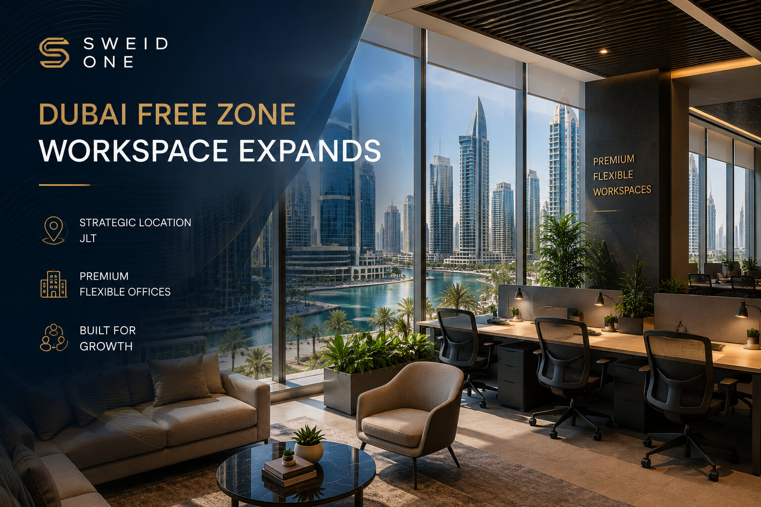Dubai free zone workspace