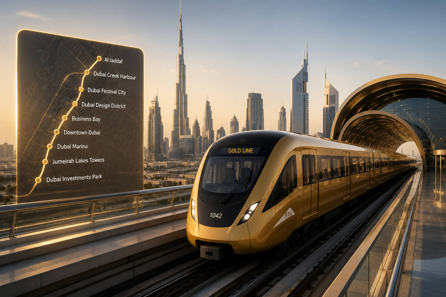 Dubai Metro Gold Line