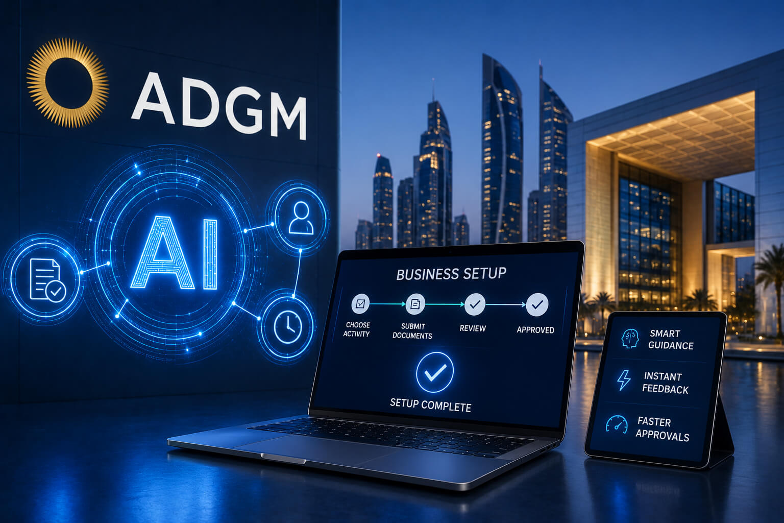 ADGM AI business setup