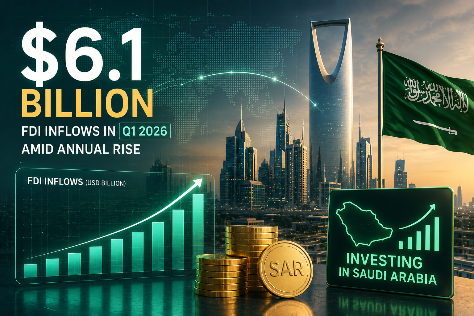 Saudi Arabia FDI inflows