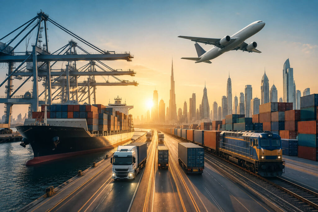 UAE multi-modal logistics network