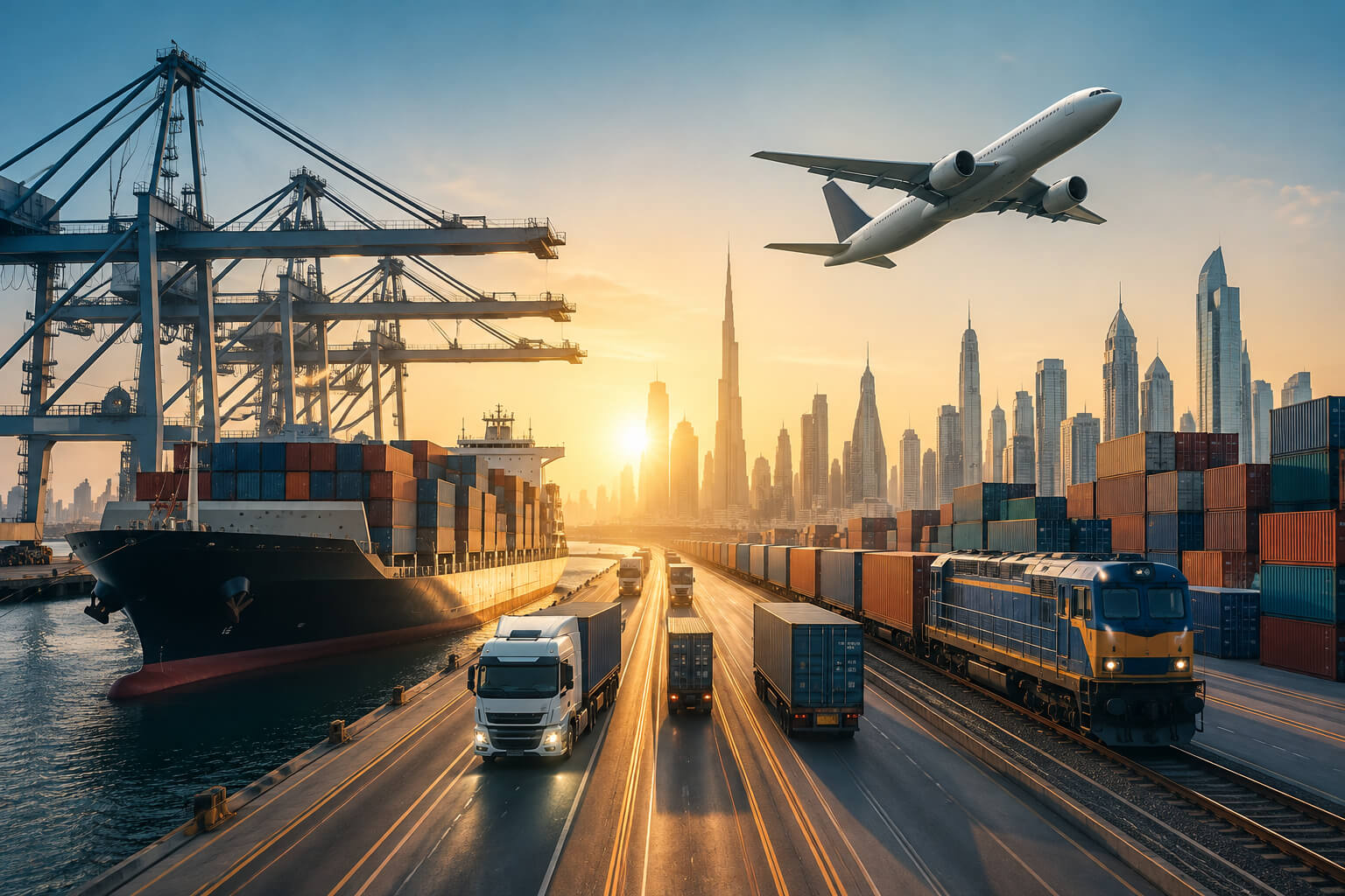 UAE multi-modal logistics network
