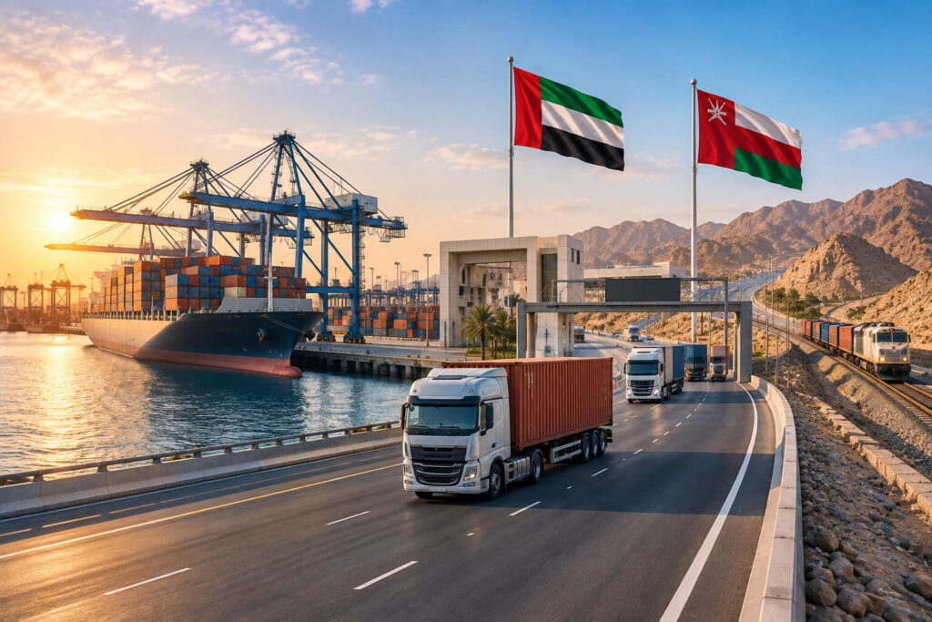 Sharjah–Oman logistics corridor